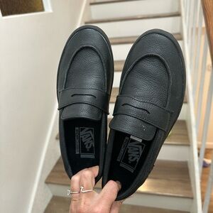 Vans Women's Black Loafers